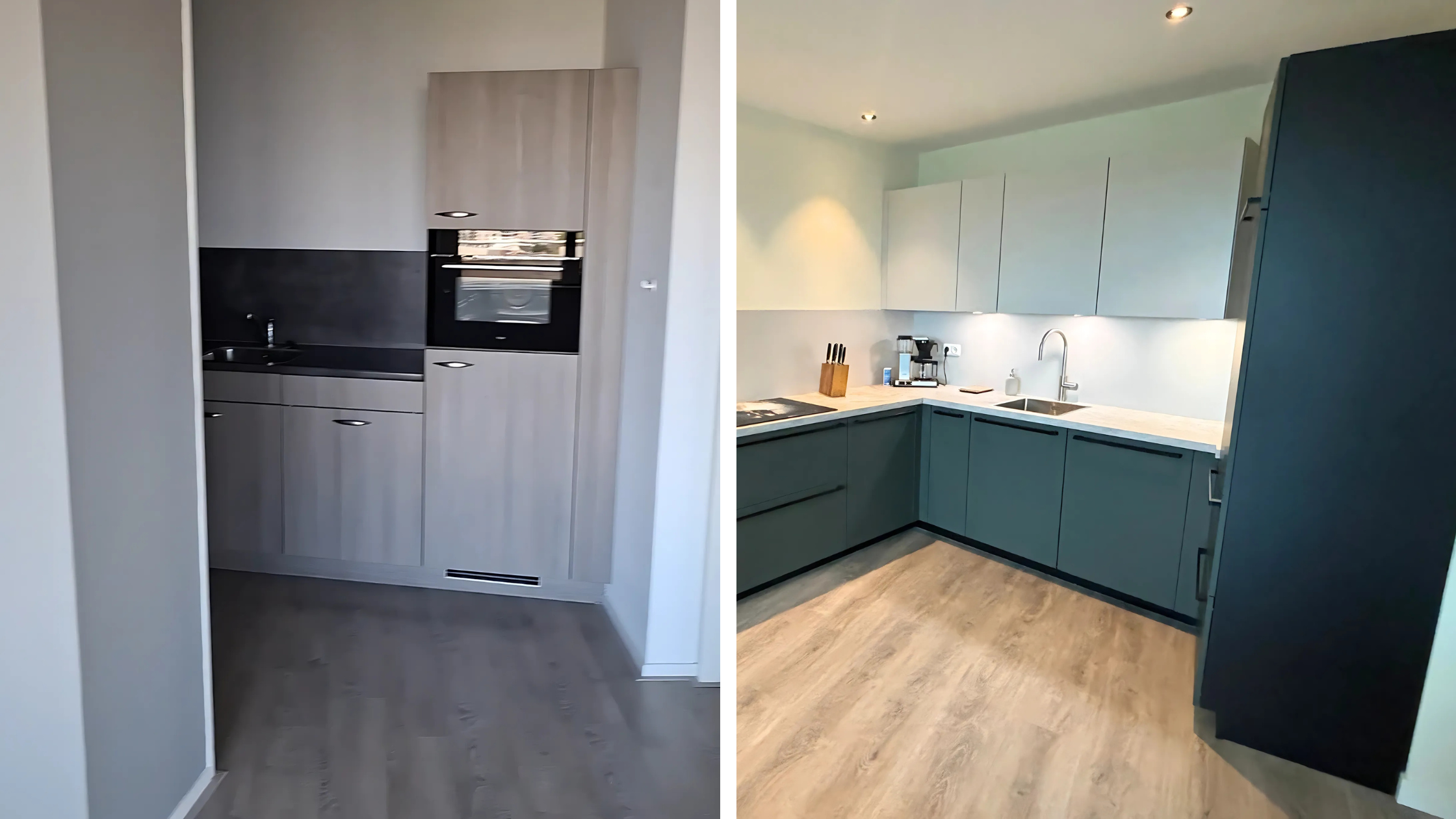 Before vs. After Kijkje in de keuken van Kees & Dory