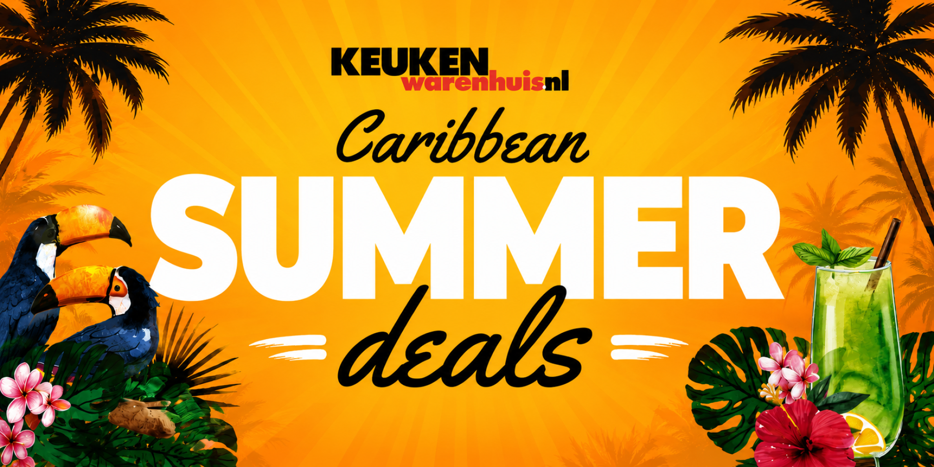 Carribean Keukenacties bij Keukenwarenhuis.nl
