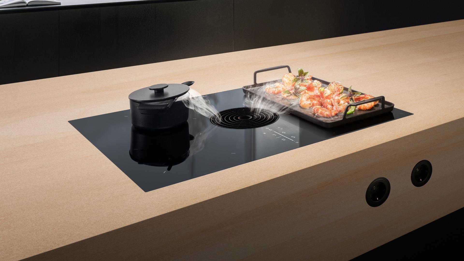 Kookplaat met Afzuiging-image