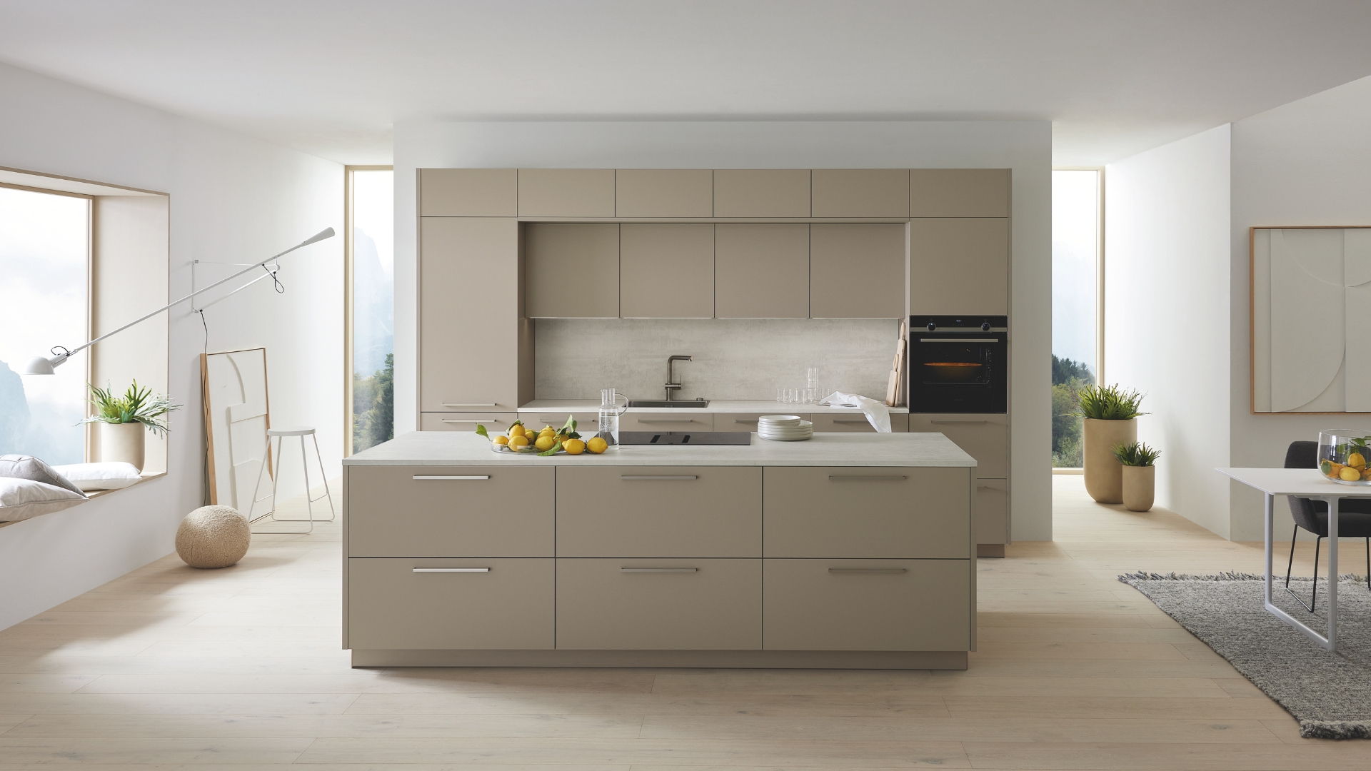 Moderne eilandkeuken