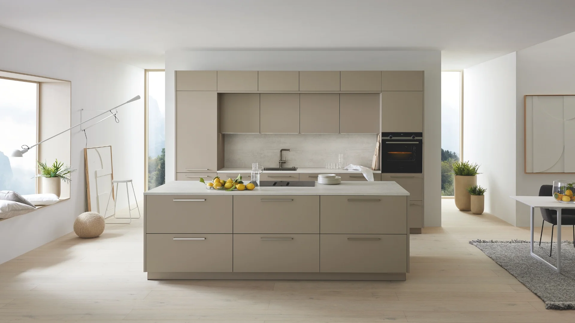 Moderne eilandkeuken