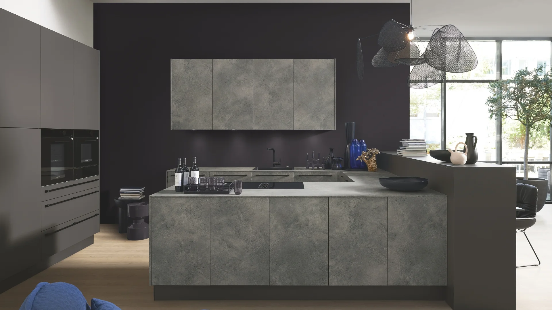 Betonlook module keuken