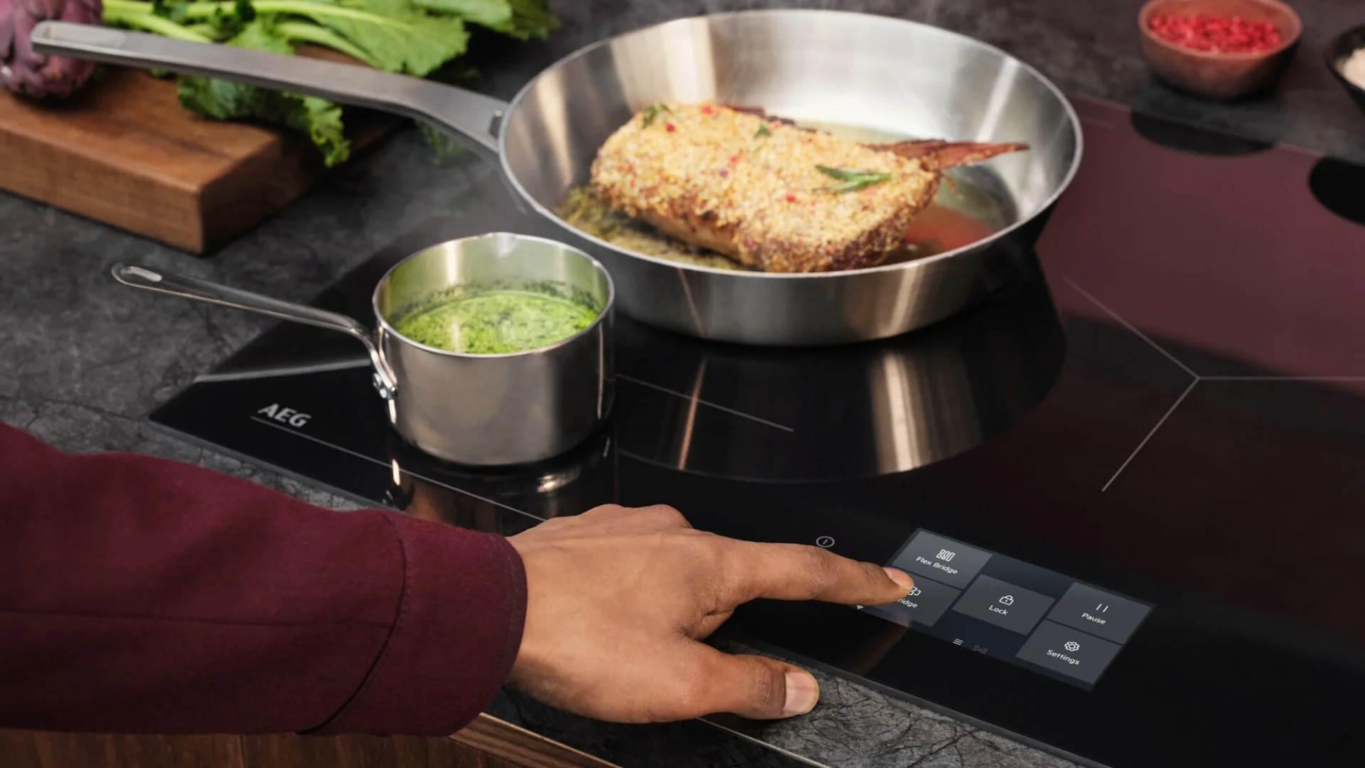 Inductiekookplaat van AEG