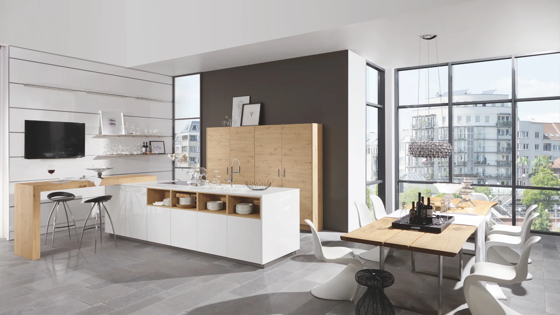 Scandinavische eilandkeuken