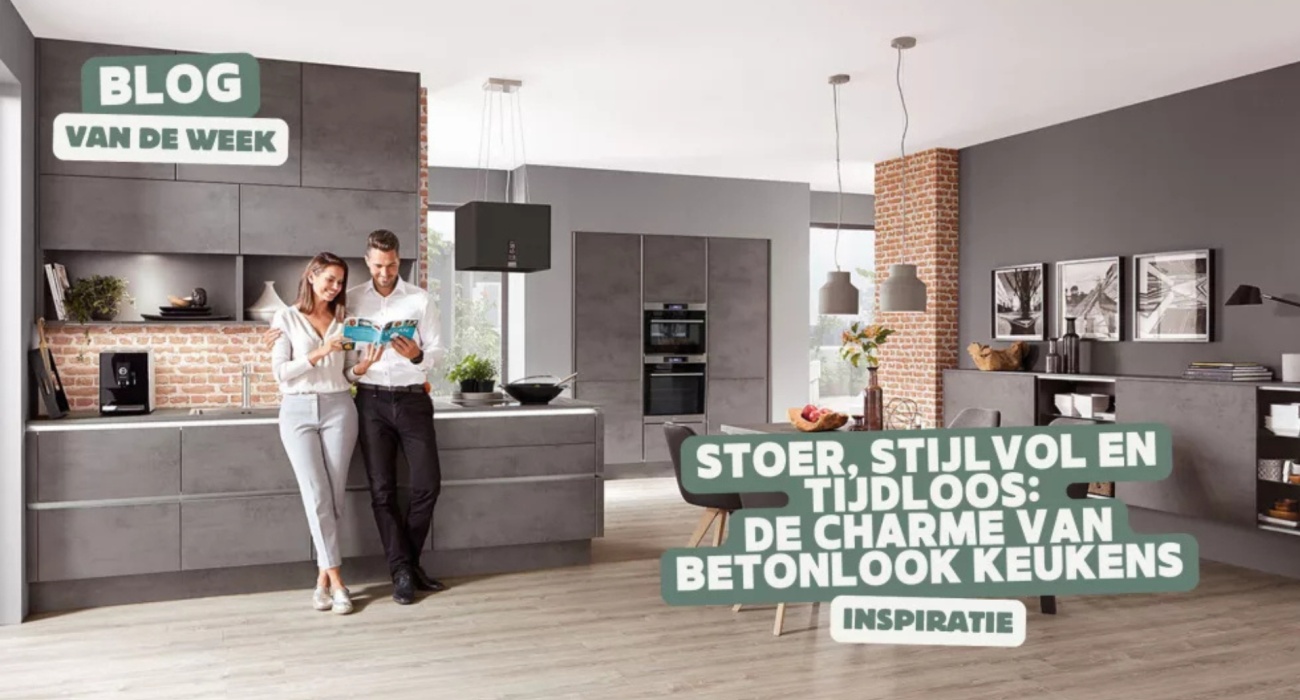 Stoer, stijlvol en tijdloos: de charme van betonlook keukens
