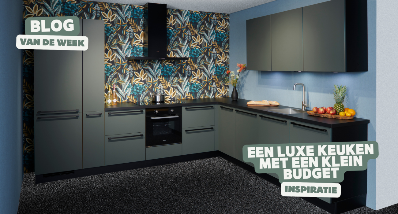 Een luxe keuken met een klein budget