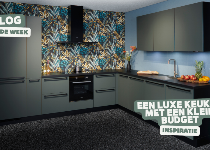 Een luxe keuken met een klein budget
