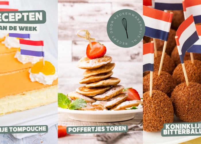 Oranje tompoucen, poffertjestoren en koninklijke bitterballen