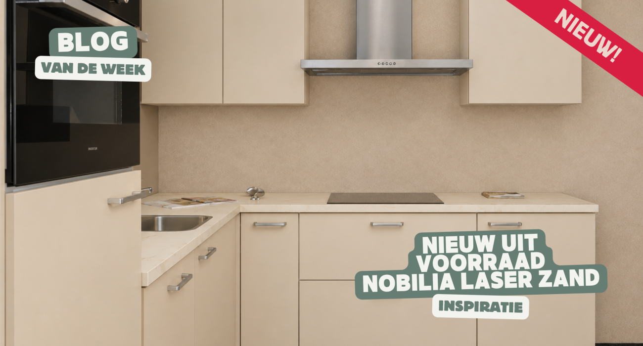 Zandkleurige keuken kopen? Ontdek onze nieuwe voorraadkeuken!