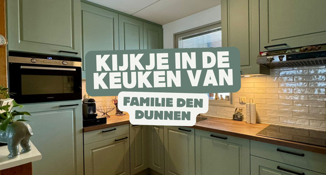 Kijkje in de keuken van familie den Dunnen