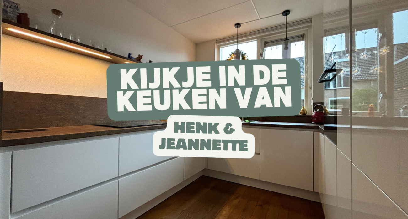 Kijkje in de keuken van Henk en Jeannette