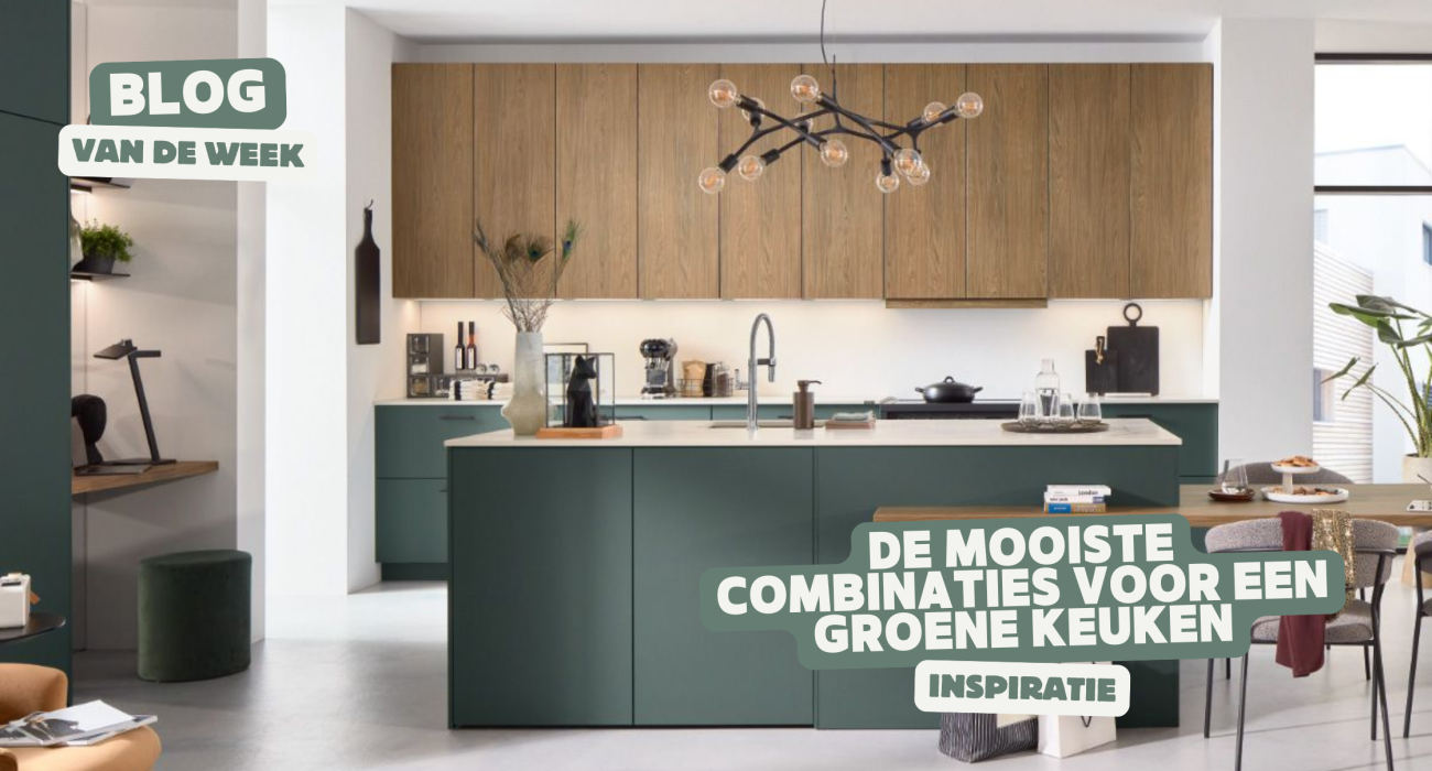 De mooiste combinaties voor een groene keuken