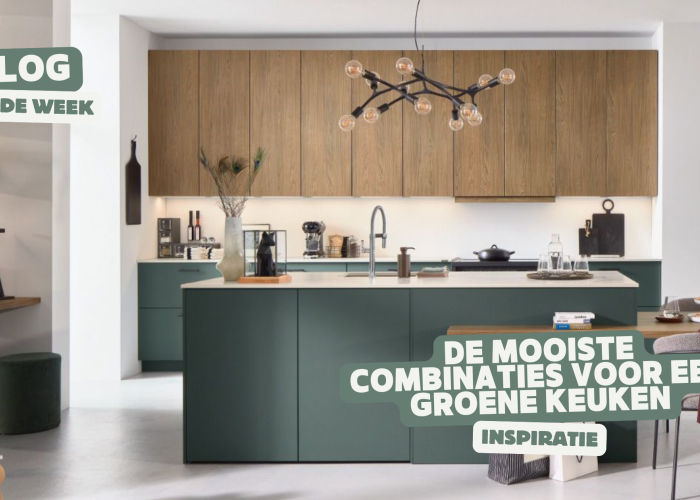 De mooiste combinaties voor een groene keuken