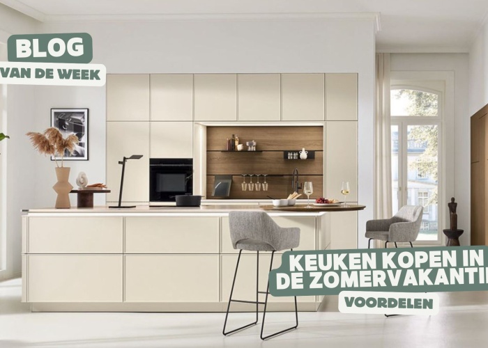 Waarom de zomervakantie hét moment is voor een nieuwe keuken