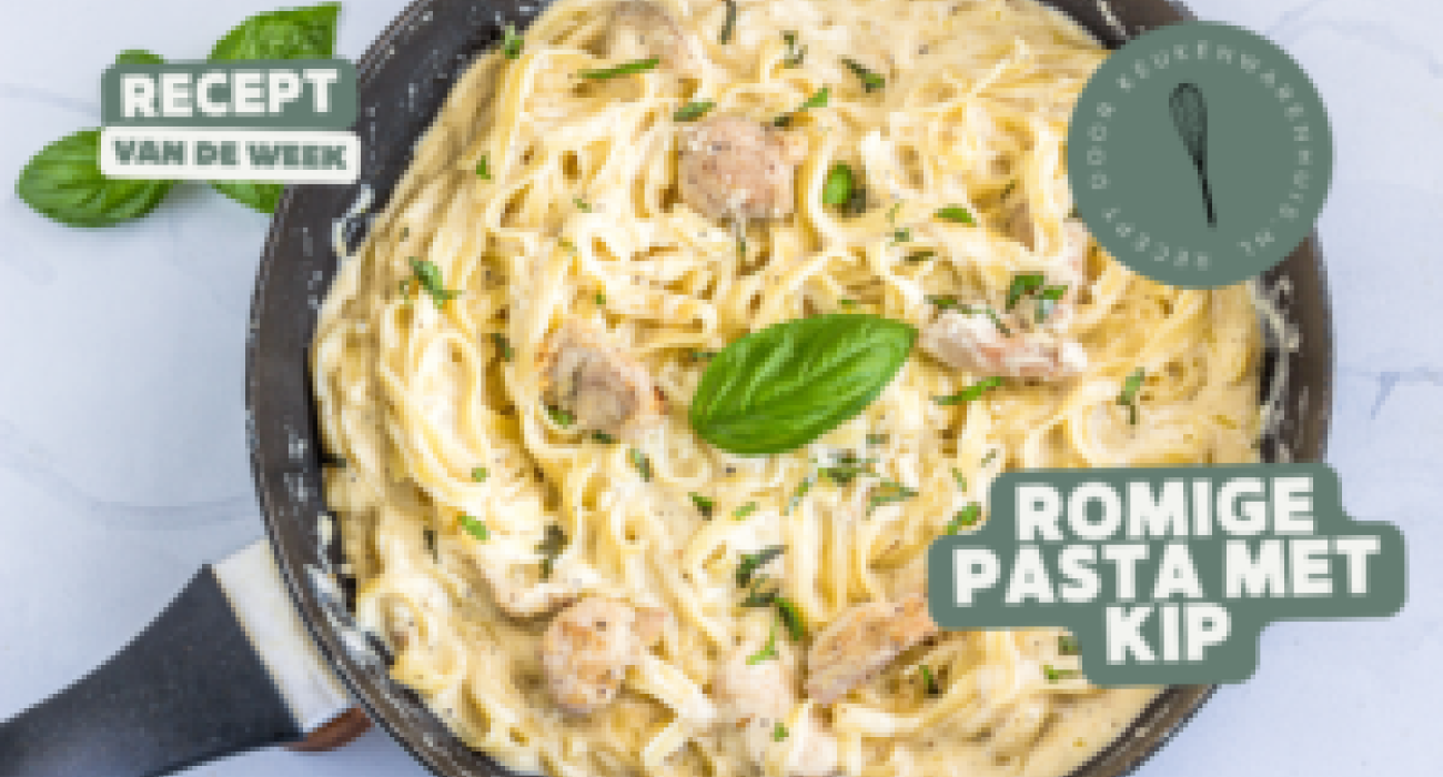 Romige pasta met kip - recept
