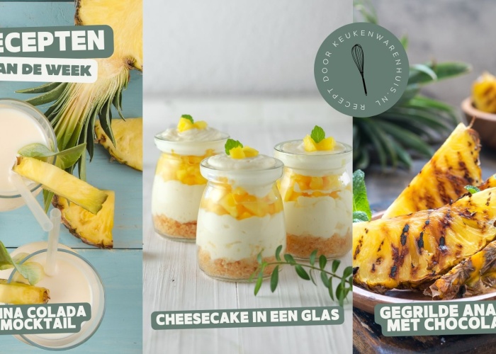 3 x Ananas in de hoofdrol