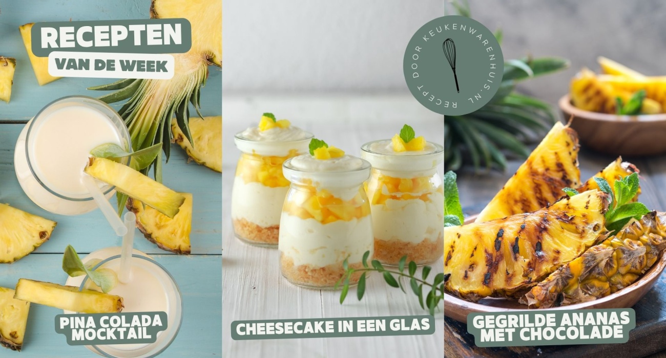 3 x Ananas in de hoofdrol