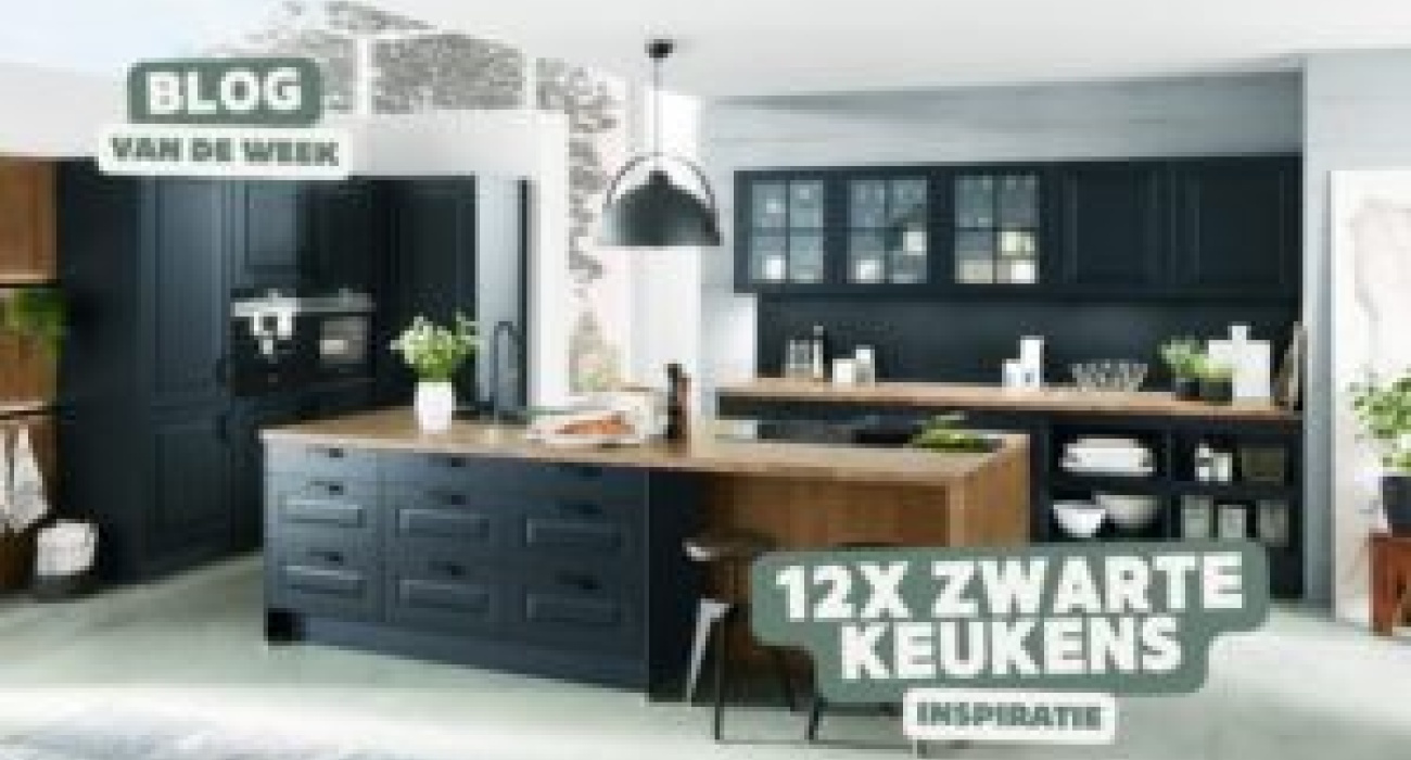 12x Zwarte keukens inspiratie