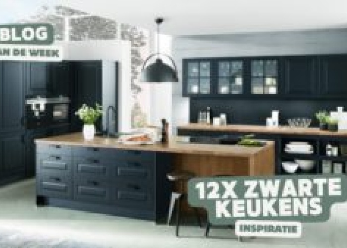 12x Zwarte keukens inspiratie