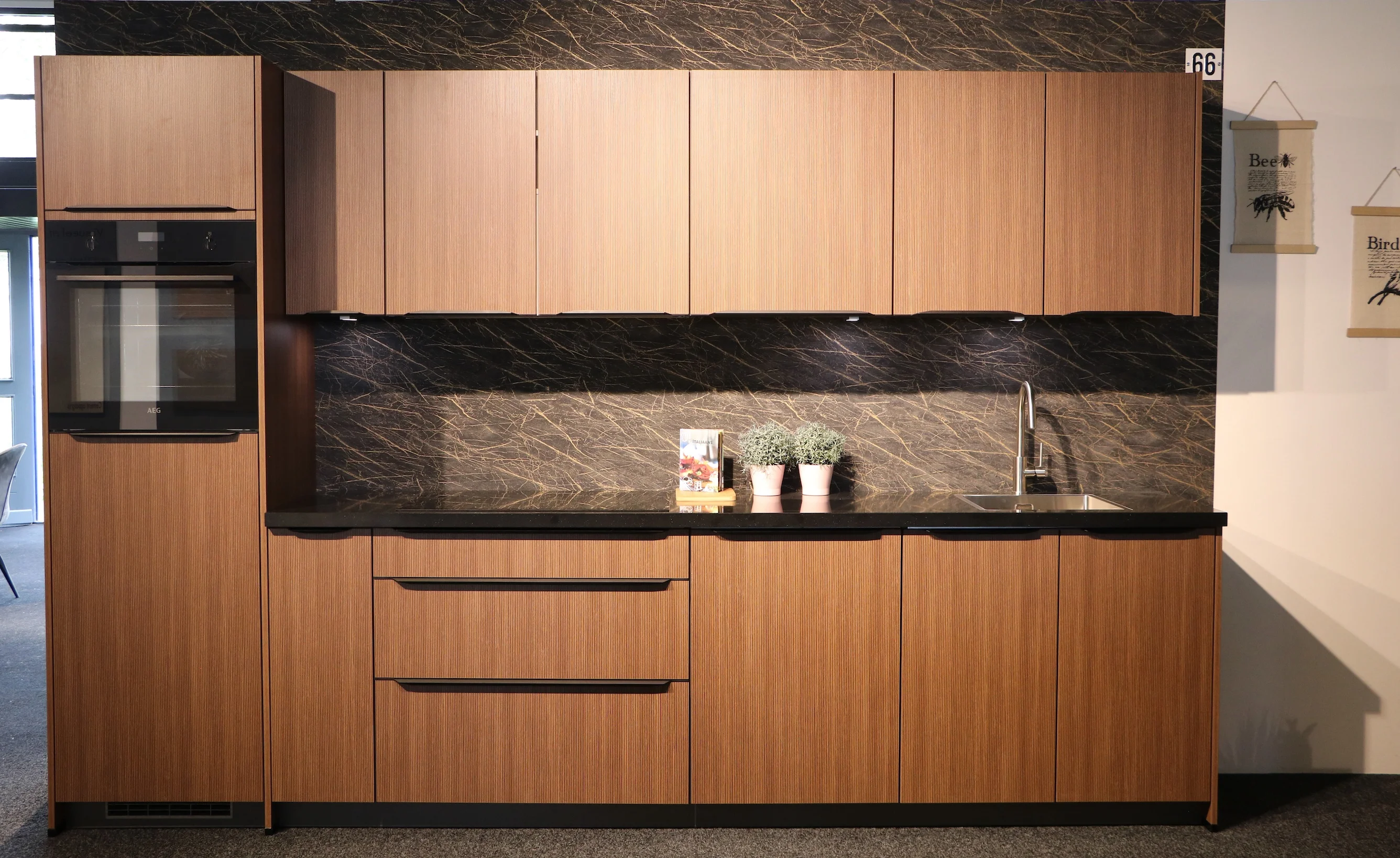 Rechte Japandi keuken