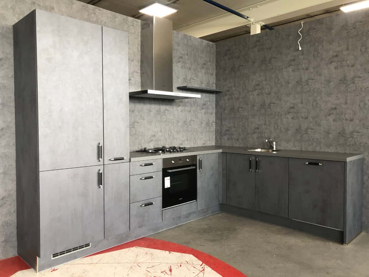 Model M203 Celine in grijs betonlook (1) Burger Celine M203